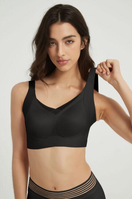 Medium Support Molded Cups CrossOver V-neck Bra DDEF