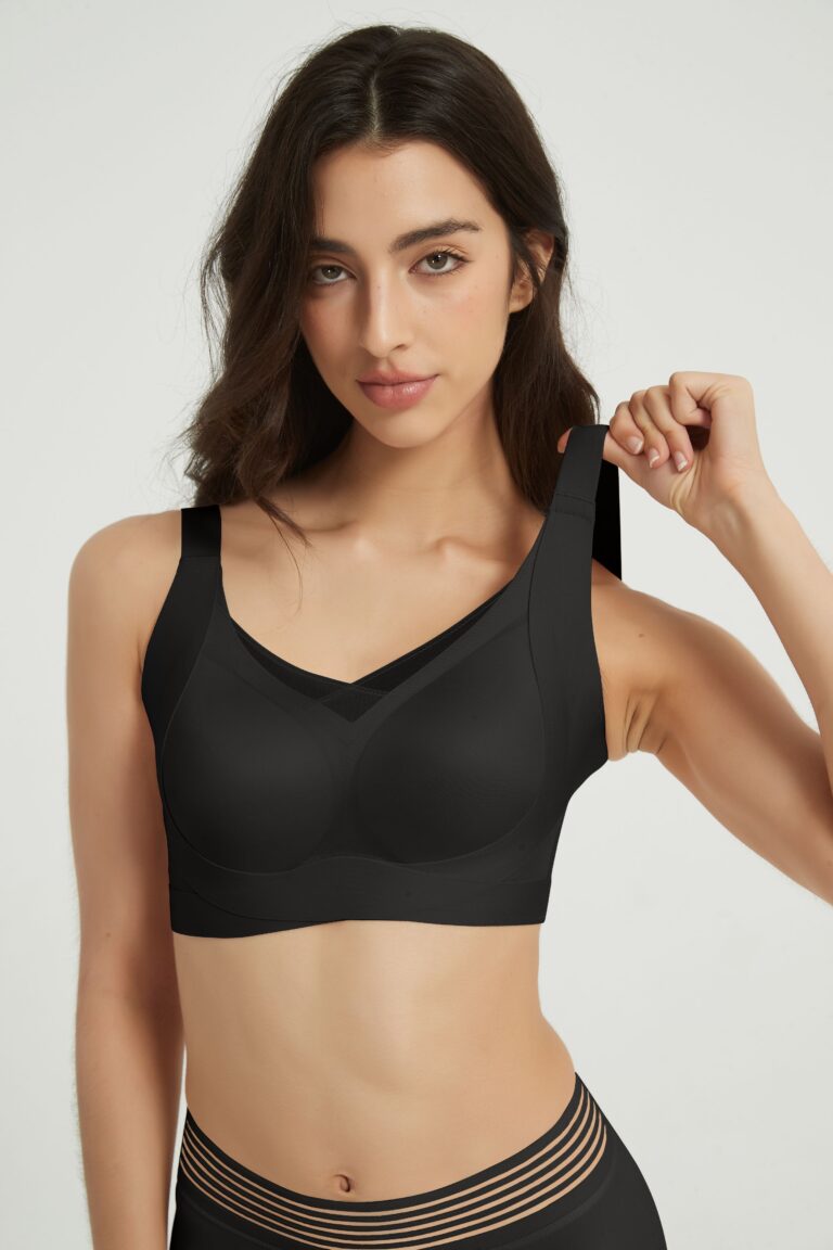 Medium Support Molded Cups CrossOver V-neck Bra