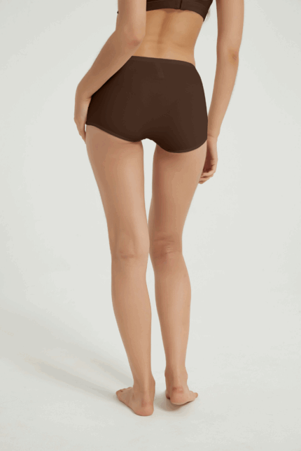 High Stretch Low Rise Solid Lounge Boy Shorts