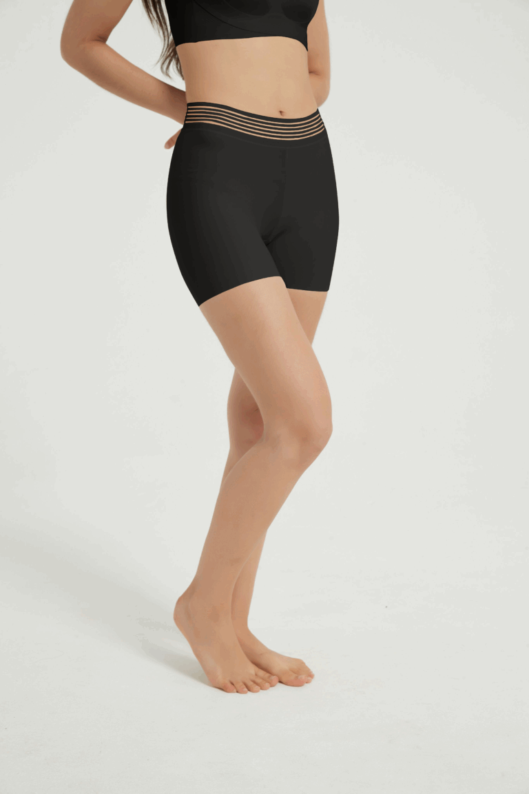 Wear To Sleep High Waisted Contrast Mesh Shorts