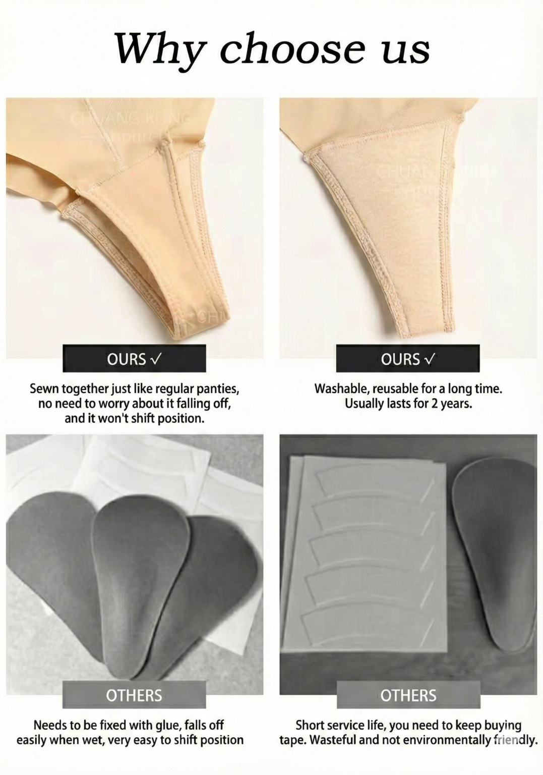 payapaya cameltoe proof underwear